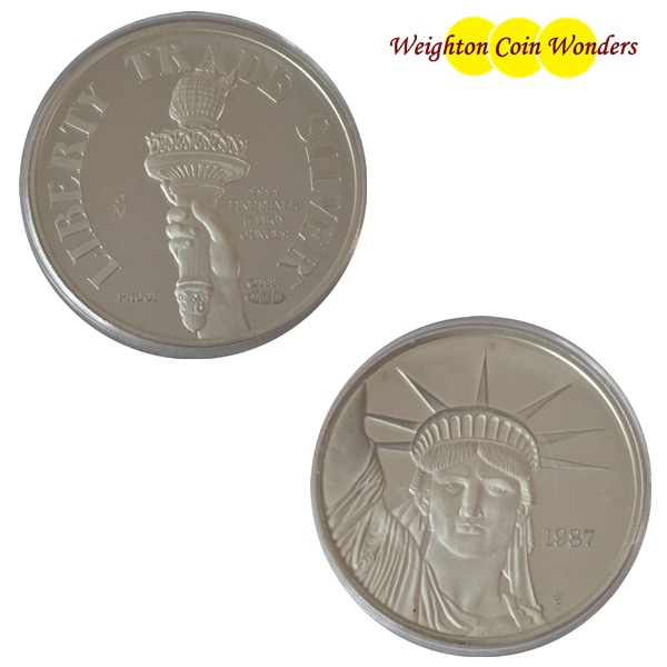 5oz Silver Round - Liberty Trade Dollar